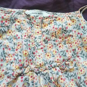 Zara Basic~Sweet Floral Sundress